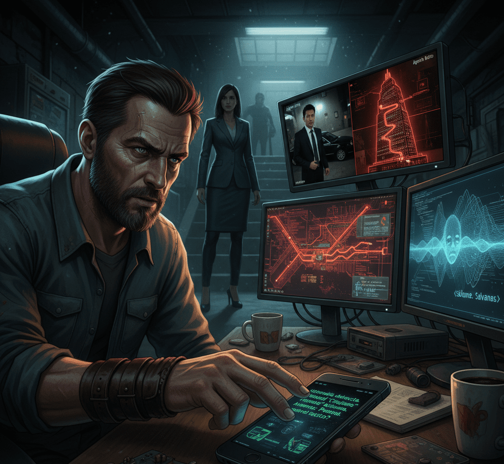 Relato de thriller tecnologico